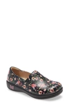 Alegria Keli Embossed Clog Loafer In Delightful Leather