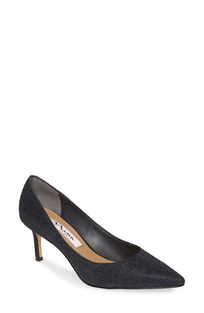 Nina 60 Pointed Toe Pump In Black