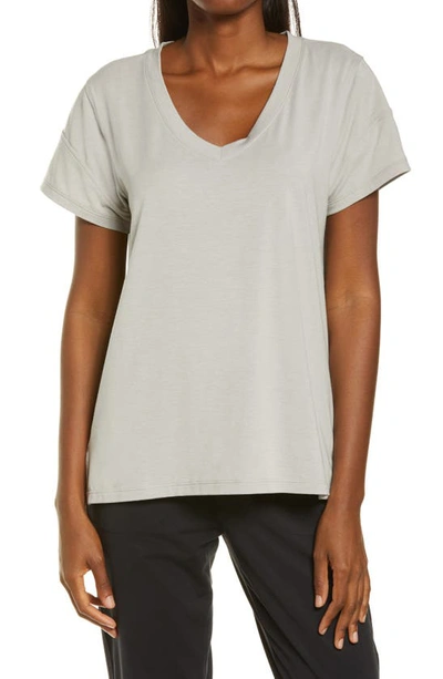 Zella Ava T-shirt In Grey Porpoise