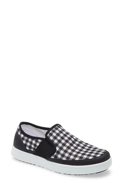 Traq By Alegria Sleeq Slip-on Sneaker In Check Yeah Leather