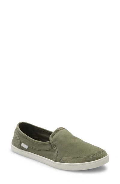 Sanuk 'pair O Dice' Slip On In Military Green