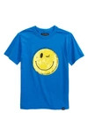 Treasure & Bond Kids' Relaxed Fit Graphic Tee In Blue Azure Have A Nice Day