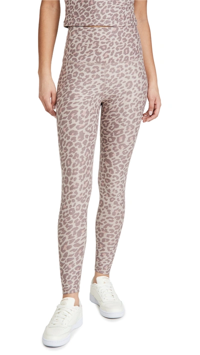 Beyond Yoga Spacedye Printed Caught In The Midi Leggings In Chai Cocoa  Brown Leopard