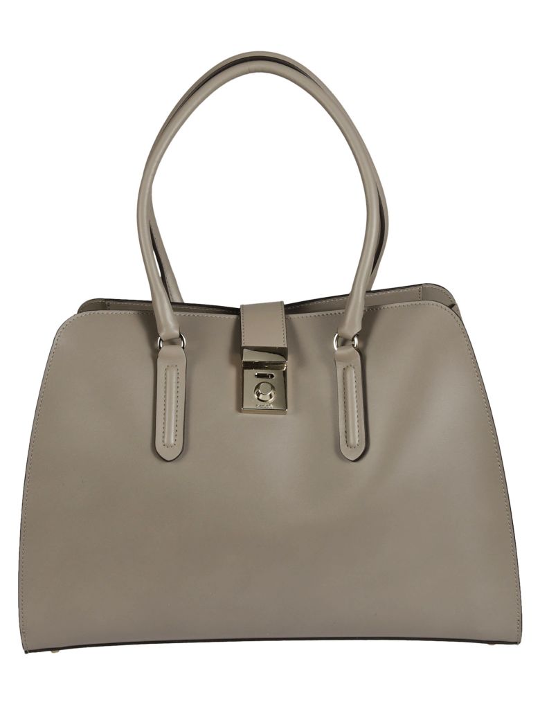 Furla Structured Tote In Sand | ModeSens