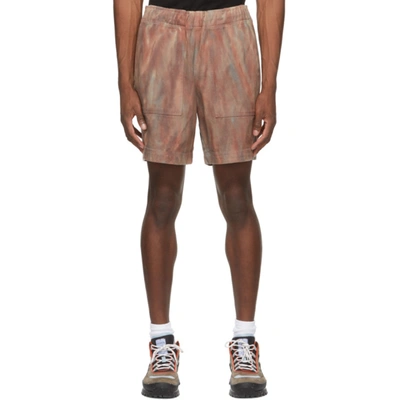 Stussy Dyed Easy Track Shorts In Red