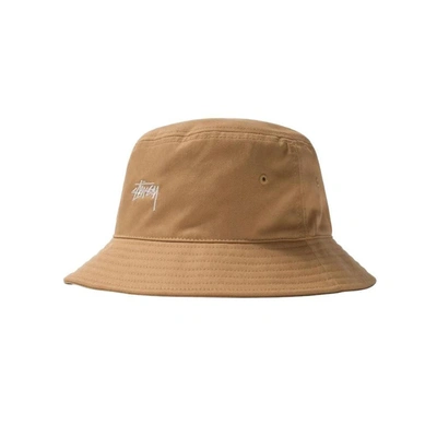 Stussy Stock Bucket Hat (khaki) In Brown
