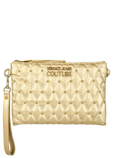 Versace Jeans Couture Econappa Pouch In Oro