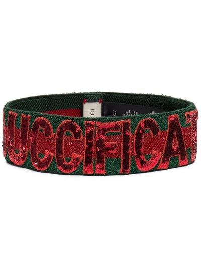 Gucci Green Headband