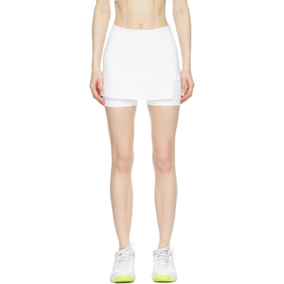 Nike Court Victory Dri-fit Tennis Skirt In White