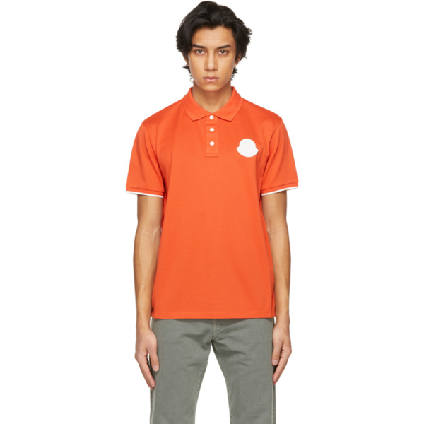 polo moncler orange