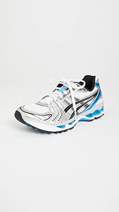 ★【ASICS】★(W) Asics Gel-Kayano 14 White Aizuri Blu.e★ Asics Gel-Kayano 14 White & Aizuri Blue | END. (US)