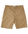 Quiksilver Major Straight Fit Chino Shorts In Plage