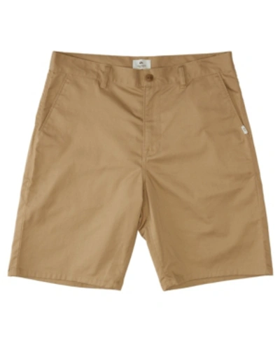 Quiksilver Major Straight Fit Chino Shorts In Plage