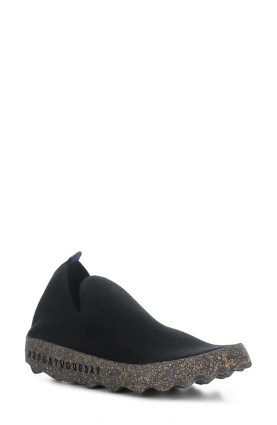 Asportuguesas By Fly London Fly London Care Slip-on Sneaker In Black/ Black S Cafe