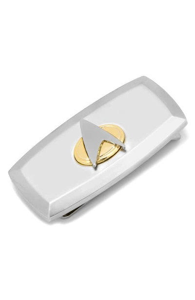 Cufflinks, Inc Star Trek Delta Shield Money Clip In Silver