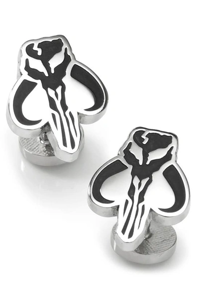 Cufflinks, Inc Star Wars Mandalorian Cufflinks In Silver