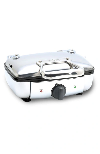 All-clad Two-square Belgian Waffle Maker In Silver