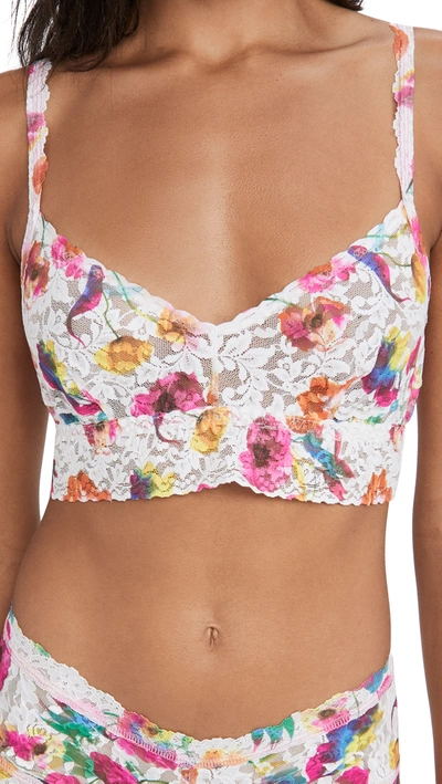 Hanky Panky Floral Reflections Retro Bralette In Multi Color