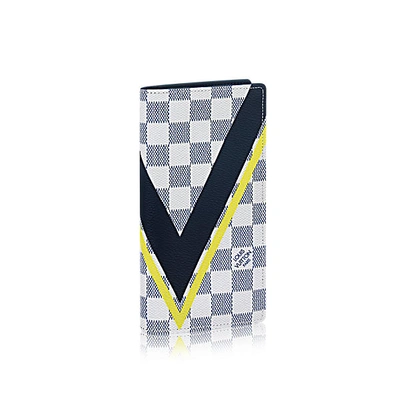 Louis Vuitton Damier Cobalt LV Cup Regatta Brazza Continental Wallet  QJA2F7PYBB000