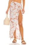 L*space Mia Cover-up Skirt In Tropical Sands