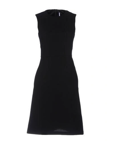 Rosetta Getty Short Dresses In Black