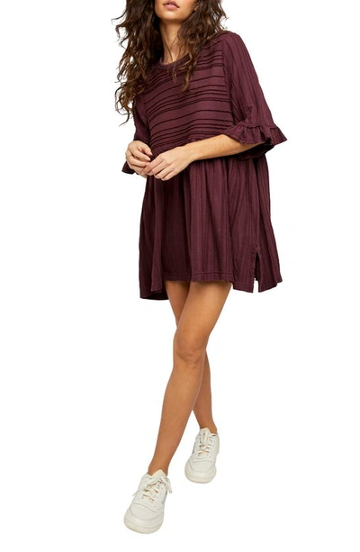 Free People Take A Spin Tunic In Black Honey