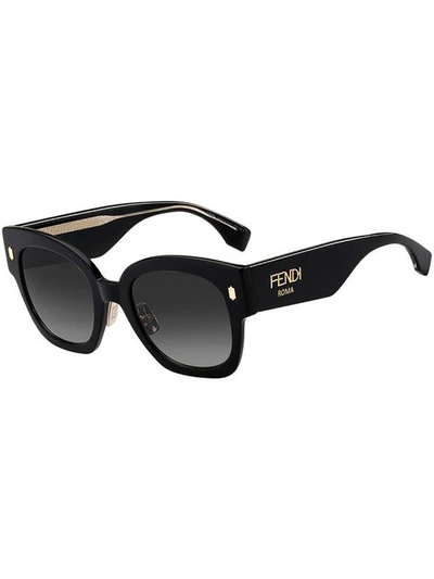 Fendi Ff 0458/g/s Sunglasses In O Black