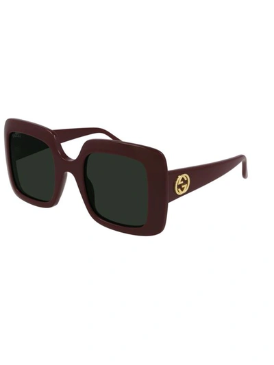 Gucci Gg0896s Sunglasses In Red Red Green