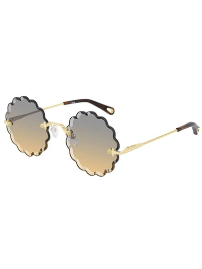 Chloé Ch0047s Sunglasses In Metallic