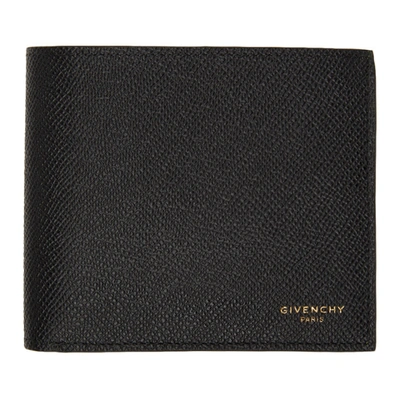 Givenchy Black Grained Leather Bifold Wallet In 003-black/y