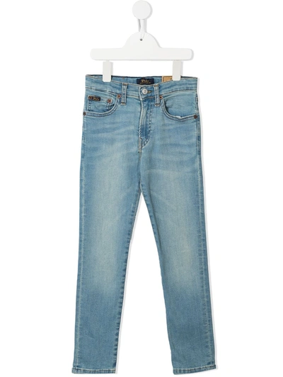 Polo Ralph Lauren Kids' Sullivan Slim-fit Stretch Jeans In Blue