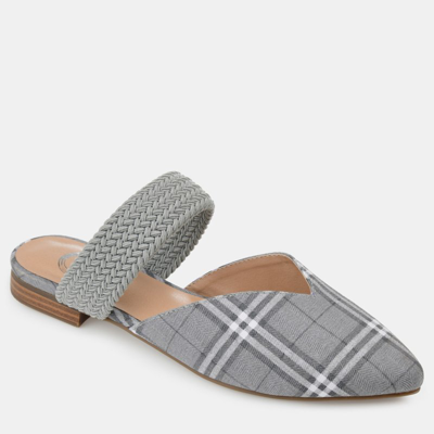 Journee Collection Journee Roxeene Slip-on Mule In Grey