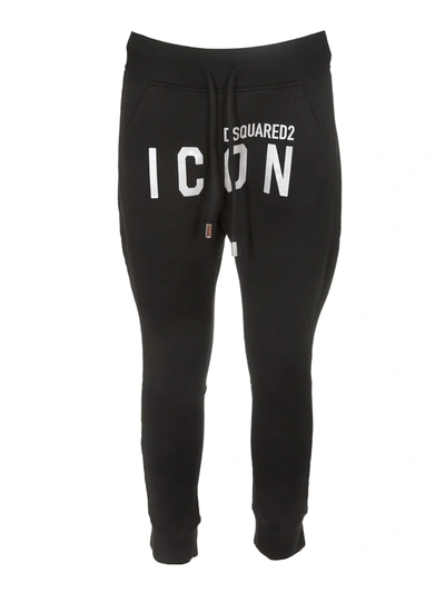 Dsquared2 Icon Sweatpants In Black