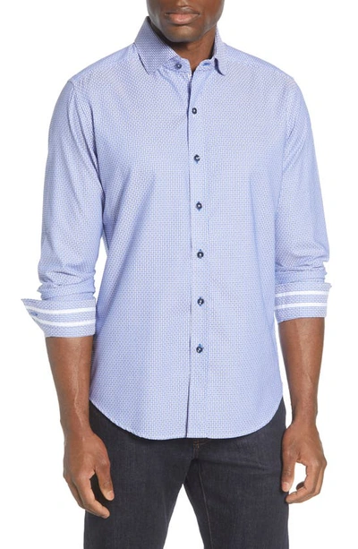 Robert Graham Abells Button-up Shirt In Blue