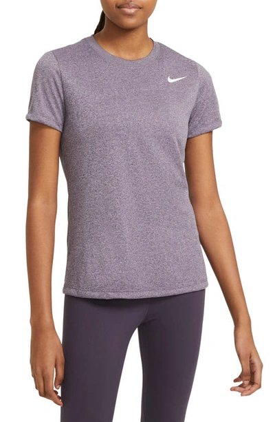 Nike Dry Legend Training Tee In Dark Raisin/ Violet Haze