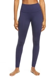 Zella Live In High Waist Leggings In Navy Nightfall