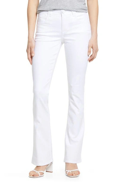Wit & Wisdom 'ab'solution Itty Bitty Bootcut Jeans In Optic White