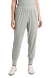 1.state Smocked Joggers In Sage Green