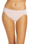 Natori Bliss Cotton French Cut Briefs In Delicate Peach