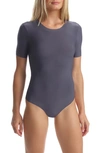 Commando Butter Thong Bodysuit In Graphite