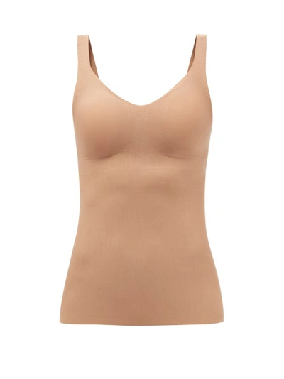 Commando Butter Modal-blend Support Tank Top In Beige