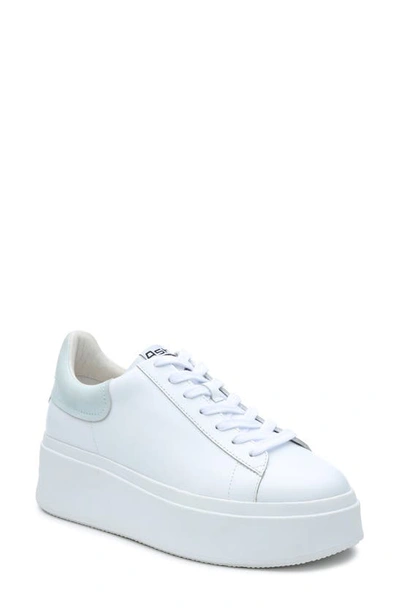 Ash Moby Platform Sneaker In White