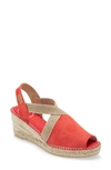 Toni Pons Breda Sandal In Raspberry Canvas