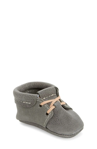 Freshly Picked Baby Boy's Spruce Mini Rubber Sole Leather Oxfords In Gray