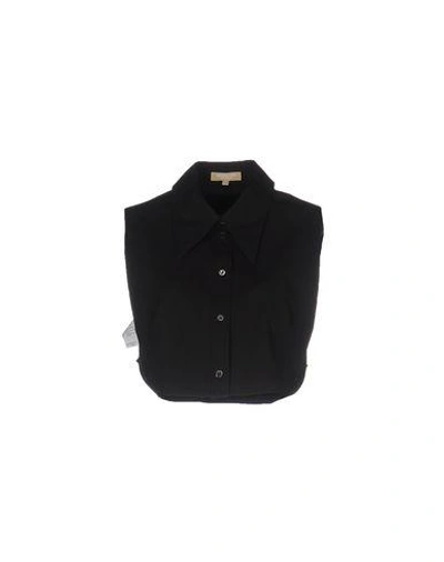 Michael Kors Solid Color Shirts & Blouses In Black