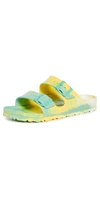 Birkenstock Women's Arizona Essentials Eva Sandals From Finish Line In Green Multi