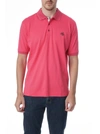 Robert Graham Archie Short Sleeve Polo In Magenta