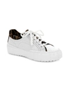 Fendi Force Canvas Sneakers In White