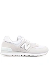 New Balance Men's Classic 574 Low Top Sneakers In Summer Fog/white