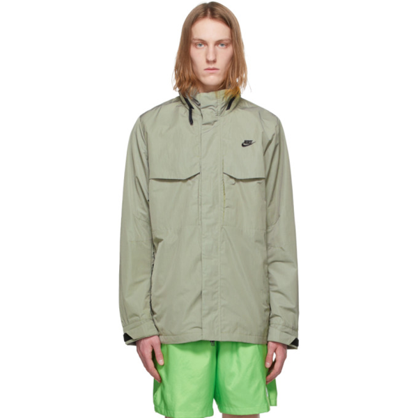 Nike Sportswear Premium Essentials Men S Lined M65 Jacket In Army Black Modesens